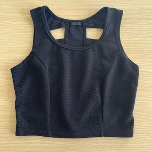 Poetry Black Crop Top